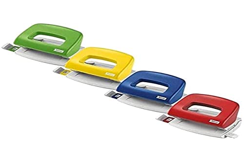 Petrus Perforatrice Portatile, 20 Fogli, Ergonomico, Modello 50 Giallo