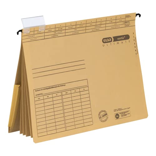 Elba Vertic 1/85448 - Cartelle Sospese, In Cartone Rc, 230 G/M², 25 Pezzi