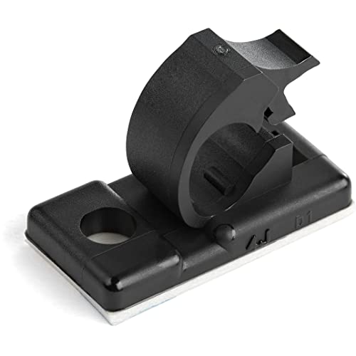 100 Pack Of Self-Adhesive Cable Clamp Small