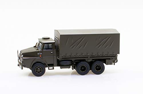 Arwci Ace-1/87 Henschel Lkw Hs 3-14 6X6, Plane Geschlossen Die-Cast, Modelli Da Collezione, Colore Bianco, 885130