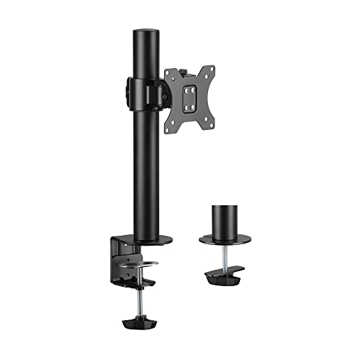 Logilink Bp0103 - Supporto Da Scrivania Per Monitor Da 17-32", Inclinabile, Girevole, Max. 9 Kg, Colore: Nero