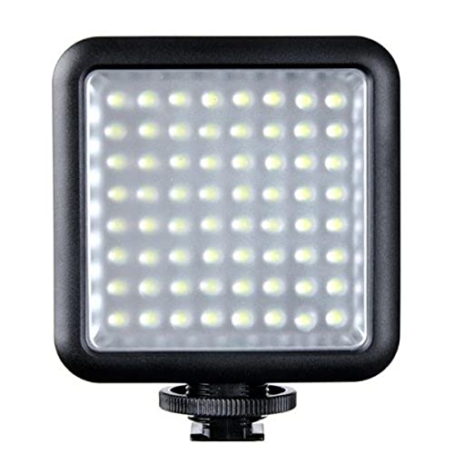 Godox Led64 Flash Macro Nero - Flashs (Flash Macro, Nero, Universale, 5500 K, 4,5 W, Batteria)