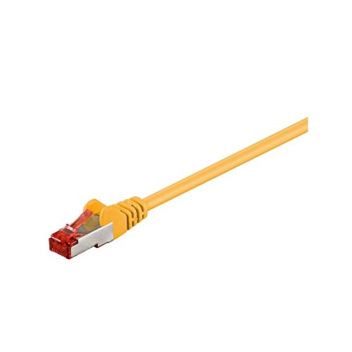 Goobay 68304 Cat 6 Cavo Patch, Rete S/Ftp (Pimf), Giallo, 7.5M Length