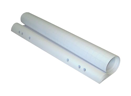 Franken F2130 - Fogli Per La Lavagna A Fogli Mobili, Senza Cloro, 80 G/M², 100 Fogli A Quadretti/Foglio Bianco