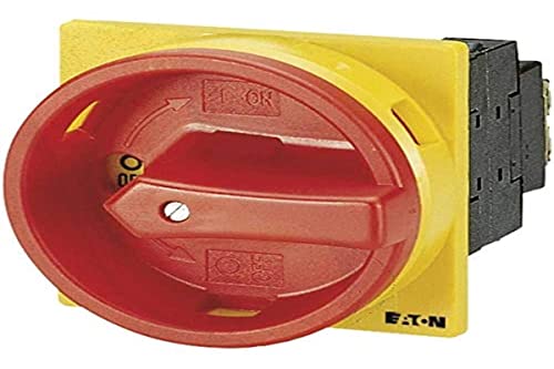 Eaton 038873 Interruttore Principale, 3 Poli, 20 A, Funzione Di Arresto Di Emergenza, 90 °, Bloccabile In 0 Posizioni, Da Incasso