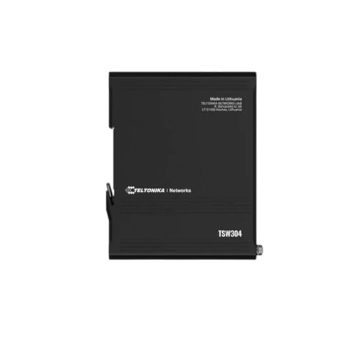 Teltonika Tsw304 4 Port Gigabit Industrial Unmanaged Switch Din Rail (Tsw30400B000)