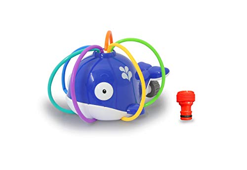 Jamara- Mc Fizz-Irrigatore Ad Acqua A Balena-Rotazione Tubi Flessibili, Colore Blu, Jamar-460621