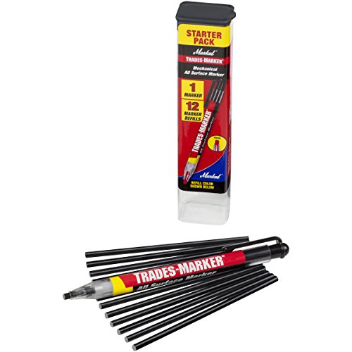 Markal 96133 Trades-Marker Starter Pack, Nero
