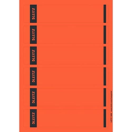 Leitz Cardboard Labels, Red, 150 Pezzi