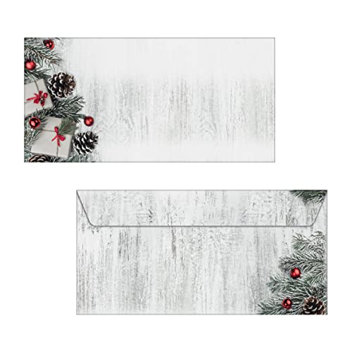 Sigel Du416 Busta Natalizia Scandinavian Christmas, Gommata, Dl, 50 Pezzi