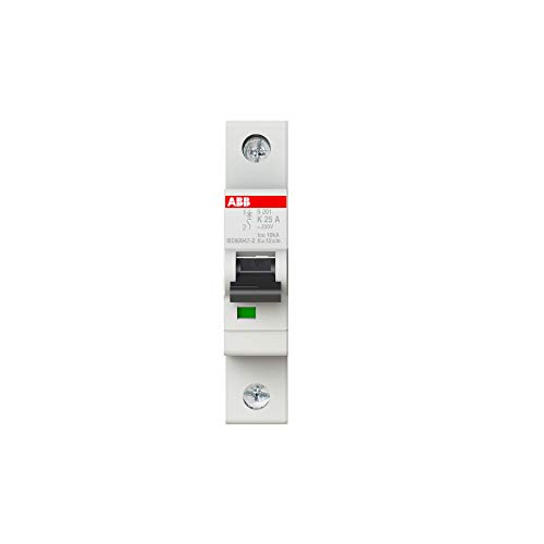 Abb S201 K25 Interruttore Automatico 6Ka 1P, White