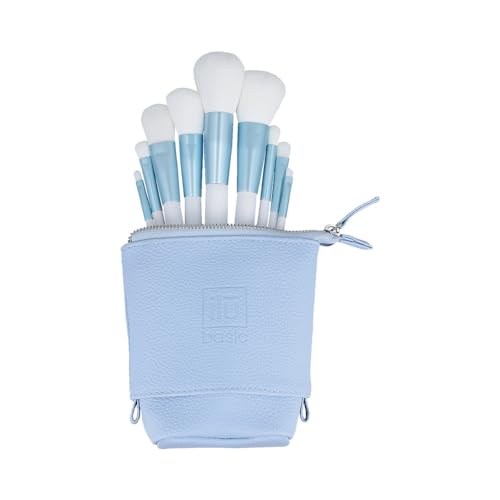 Ilu Basic Mu White Makeup Brush 9Pcs Set