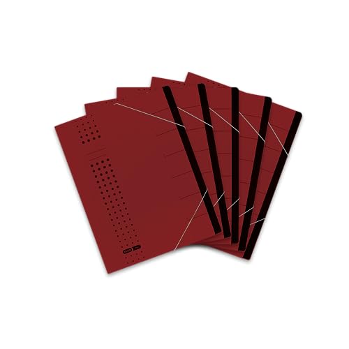 Elba Sorting File Chic, 7 Compartments, Carton Bordeaux