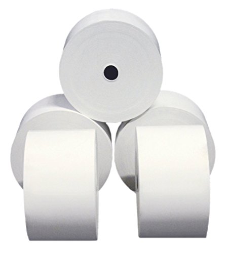 Sa.Ba.Cart 3124057100F Confezione 24 Rotoli Ricevute Carburante, Carta Termica, 57 Mm, 100 Mt, Diametro 90 Mm, Foro 12