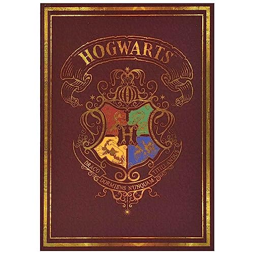 Blue Sky Studios Harry Potter Bloc-Notes A5 Red Colorful Crest (Cartone De 6)