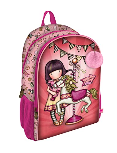 Safta- Zaino 2 Cerniere Gorjuss Fairground Carousel 31,5 X 40 X 22,5 Cm, Multicolore, 1109Gj05