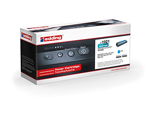 Edding Toner Edd 1021 Sostituito Brother Tn-320 C – Ciano – 1.500 Pagine