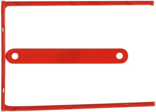 Q-Connect Kf02281 Magi Della Clip Archivio Di Collegamento, 100 Pezzi, Colore: Rosso