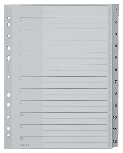 Leitz Rubrica Ppl Numerica 1-12 - F.To A4 - 12820200