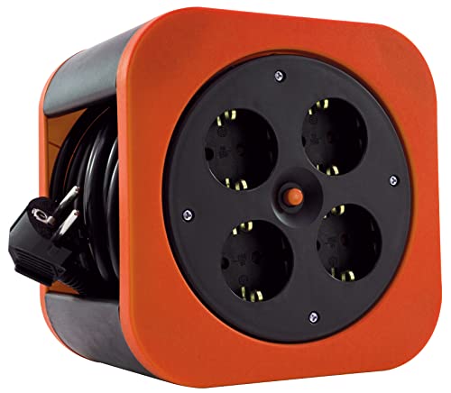 Rev 0010012600 Prolunghe E Multiple 10 M 4 Presa(E) Ac Interno Nero, Rosso - Multiprese (10 M, 4 Uscita(E) Ac, Interno, 1,5 Mm², Nero, Rosso, Plastica