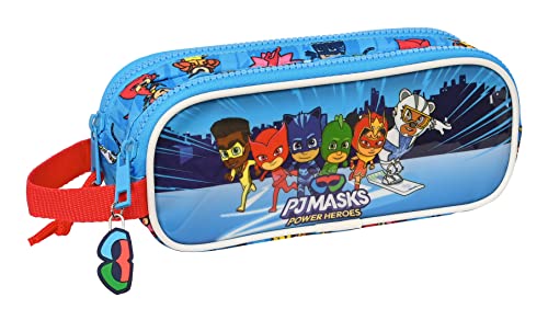 Safta Portatodo Doppio Pjmasks, Blu, Estándar, Casual