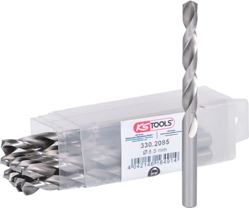 Ks Tools 330.2085 Punta Elicoidale Hss-G,8,5Mm,Cf.Da 10