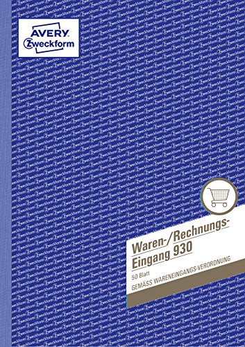 Avery Zweckform Formularbuch Waren-/Rechnungseingangsbuch