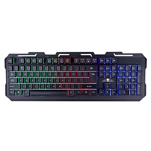 Tastiera Gaming Qwerty Luce Rgb No Fear