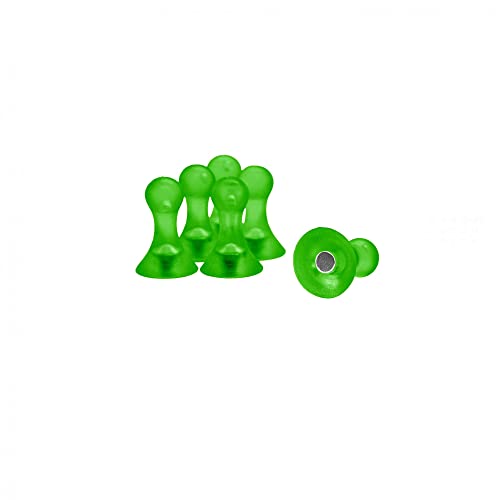 Large Fruity Coloured Skittle Magnets - Green (10 Packs Of 6)
