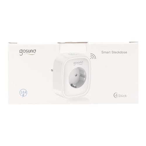 Ghome Prese Smart Wifi Da 16 A, Confezione Da 4, Funziona Con Alexa Google Home, Misurazione Del Consumo, Timer Per Il Controllo Vocale, Solo Su Wifi