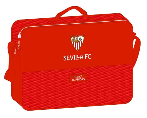 Safta Portafoglio Extracolares Di Sevilla Fc, 380 X 60 X 280 Mm, Extracolari Unisex-Bambini E Ragazzi, Rosso, Estándar