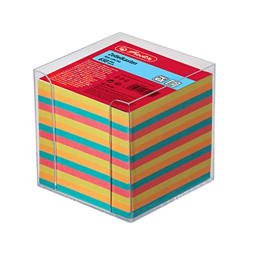Herlitz Big 9 Box 650 Fogli Trasparente Cube Note Box