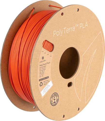 Polymaker Polyterra Pla Muted Series - 1.75Mm - 1Kg - Rosso
