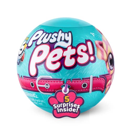 Zuru - 5 Sorprese, Plushy Pets S1, Peluche Da Collezione, 77167Gq2