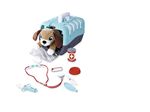 Simba- Valigetta Veterinaria, Peluche E 24 Cm, Accessori, 7 Pezzi, 25 X 18 X 17 Cm, A Partire Dai 3 Anni, 4006592088040