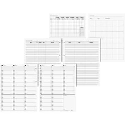 Brunnen Calendario Settimanale Di Ricambio Per Insegnanti, 2023/2024, Bianco, 2 Pagine = 1 Settimana
