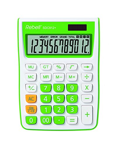 Rebell Calcolatrice Sdc912 + Elegante – Verde