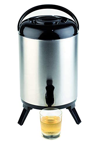 Aps Iso-Dispenser Diametro Ca, 24 Cm, Altezza 42 Cm In Acciaio Inox 9,5 Litri