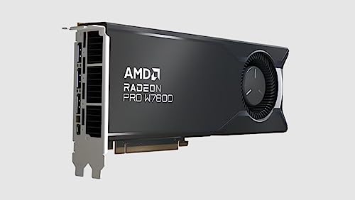 Amd Radeon™ Pro W7800, Scheda Grafica Professionale, Workstation, Ai, Rendering 3D, 32 Gb Gddr6, Displaport™ 2.1, Av1, 45 Tflops, 70 Cus, 260W Tdp, 8K