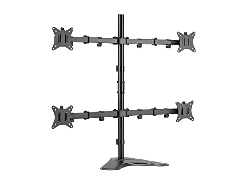 Equip 650127 17"-32" Quadruplo Monitor/Supporto Da Tavolo Lcd