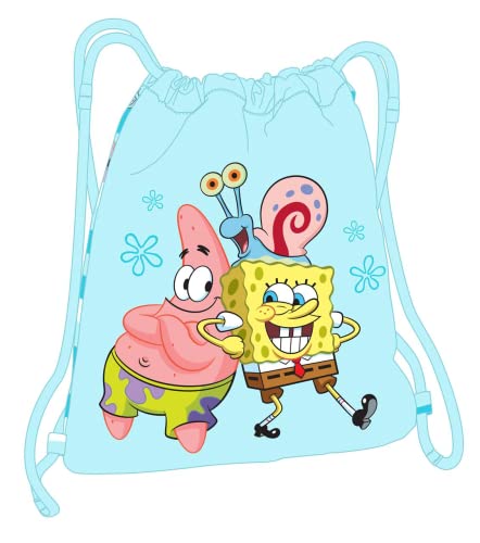 Safta- Sacco Piatto Junior Bob Spugna Stay Positive 26 X 34 X 1 Cm, Multicolore, 612291855