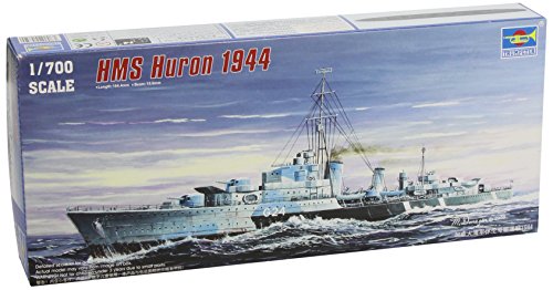 Trumpeter 05759 - Modellino Cacciatorpediniere Britannico Tribal-Class Destroyer Hmcs Huron (G24) 1944