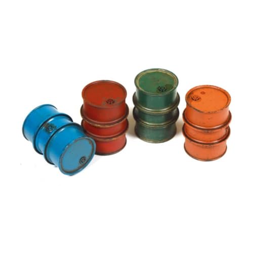Vallejo Barili A Benzina Accessori Per Diorami In Resina, 4 Pezzi, Multicolore, 705203