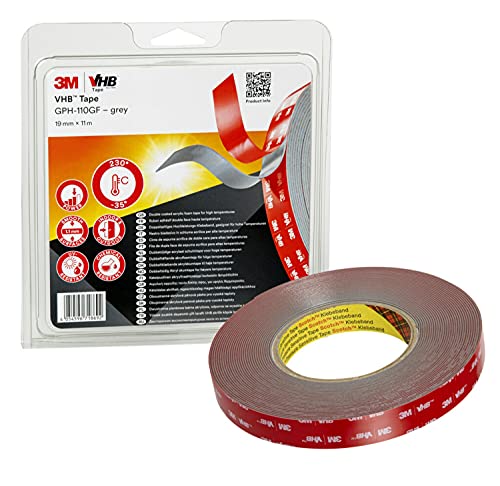 3M Nastri Adesivi Vhb Ad Ottima Resistenza Gph-110Gf - Progettato Per Creare Fissaggi Duraturi E Affidabili Per Incollaggi Multimateriali E Ad Alte Te