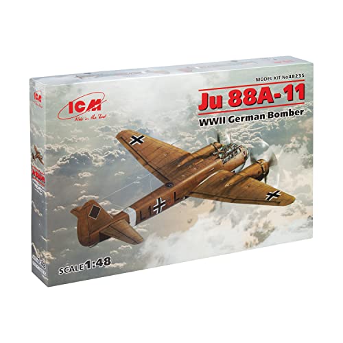 Icm 48235 Modellino Di Ju 88 A 11, Wwii German Bomber