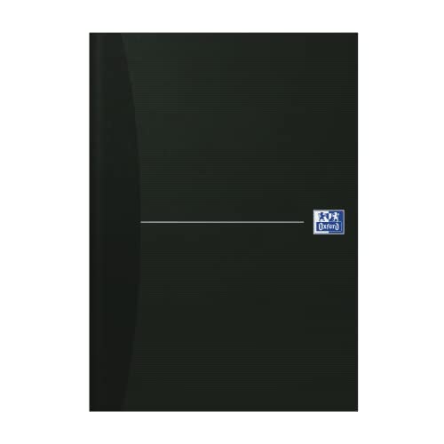 Oxford Notizbuch Smart Black - Gebunden, Din A4, Kariert