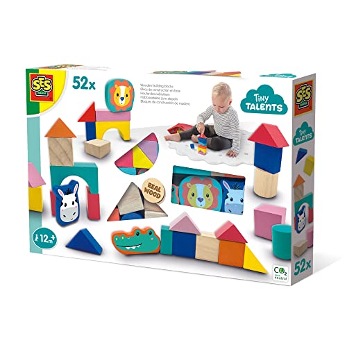 Ses Creative- Animal Blocchi Di Costruzione In, Multicolore, Taglia Unica, 13143