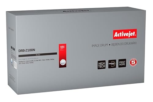Activejet Drb-2100N Drum (Replacement For Brother Dr-2100; Supreme; 12000 Pages; Black)