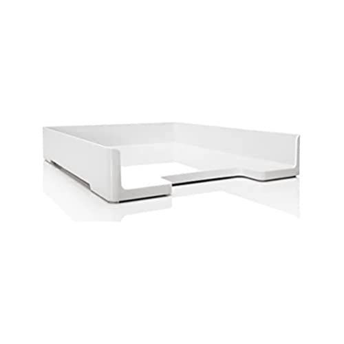 Sigel Sa107 Vaschetta Portacorrispondenza Eyestyle, Bianco, Per A4, In Finitura High Gloss, 1 Pz