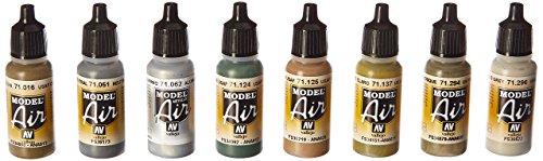 Acrylicos Vallejo Model Air - Set Di Vernici Acriliche A Base D'Acqua , Multicolore
